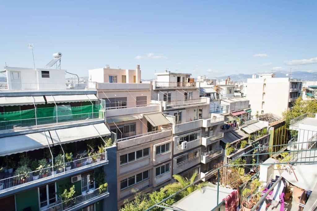 Rooftop Athens Central Studio Bagian luar foto